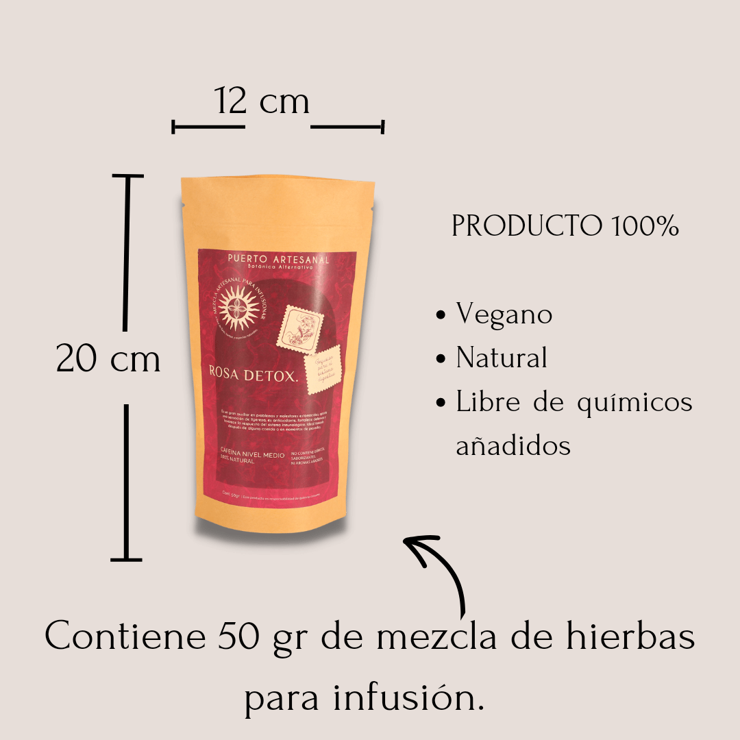 Rosa Detox - Infusión